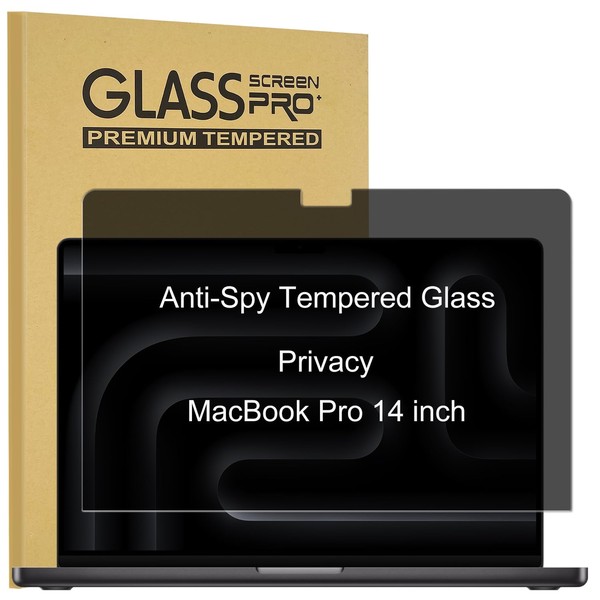 KEANBOLL Privacy Tempered Glass Screen Protector Designed for MacBook Pro