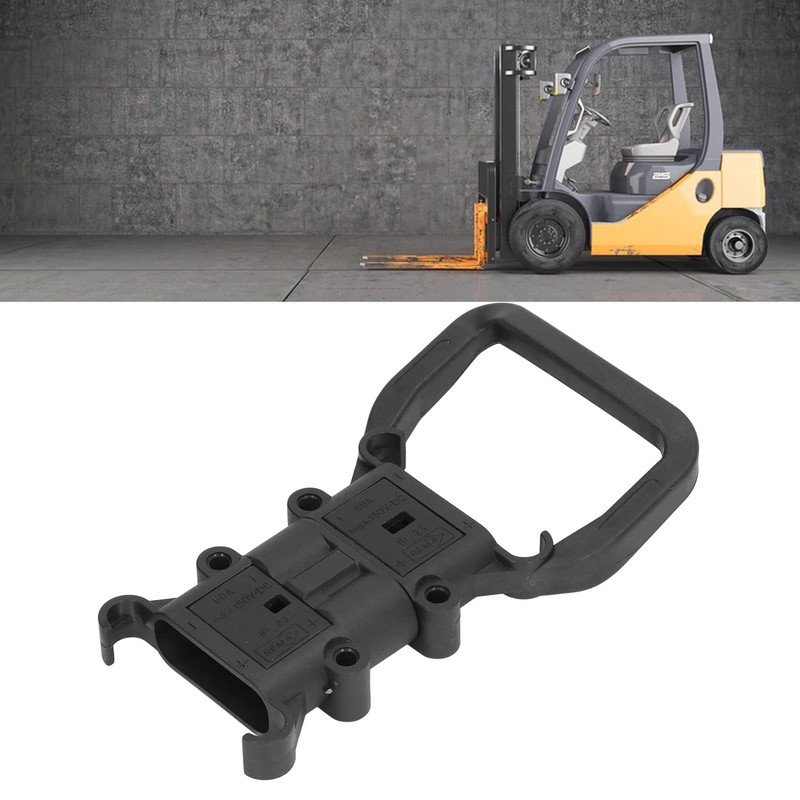 LOCADENCE Forklift Power Connector Kit, 80A Copper Terminals Battery Charging