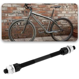 Briny River M10 x 170 mm Bicycle Hollow Axle Multiple Speed Rear Wheel Hub Axle for MTB Bicycle Road Bike