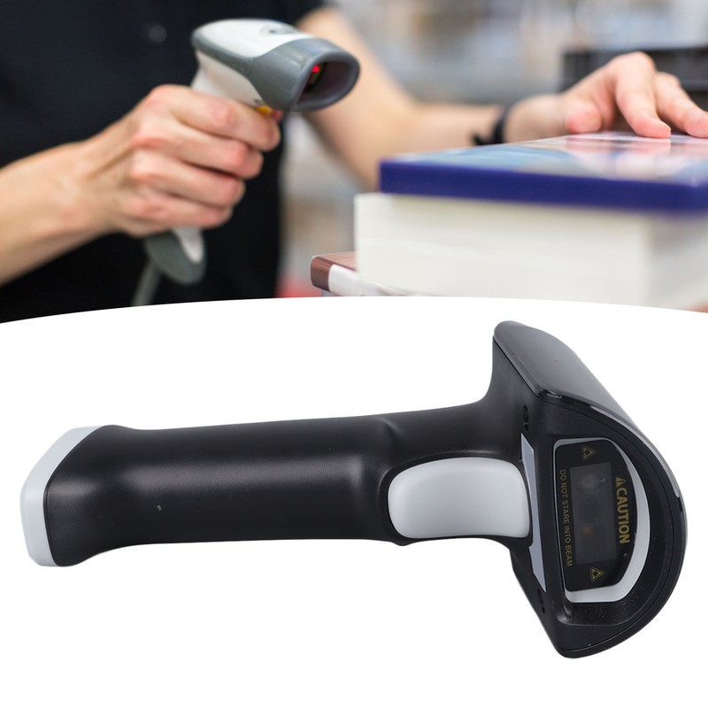 Barcode Scanner Wireless Bluetooth Connection High Speed Scanning Barcode Reader