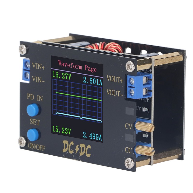 DC Buck Boost Converter Adjustable Voltage CC CV Power Supply