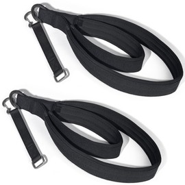 AlweizU Pilates Loops Compatible with Speediance Smart Home Gym Equipment, Double Loop Pilates Straps for Reformer Machine, Soft Padding, Pilates Accessories with Extension Straps 2PCS