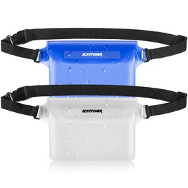 ECHTPower Waterproof Bag Pouch with Adjustable Strap, Protect Phone/Money/Card/Key, Ideal for Swimming, Rafting, Kayaking, Boating, Camping, Hiking, Fishing