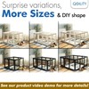Qoility Clear Acrylic Dog Playpen with Door for Puppies &
