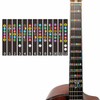 Guitar Sheet Music Stickers. Includes chart with major & minor