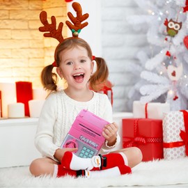 Subao Piggy Bank Kids Toys for 8-12 Year Old Girl Gifts Electronic Mini ATM Money Box for Real Money Auto Scroll Cash Coin Bank Ideal Birthday Xmas Gifts for 3 4 5 6 7 Year Old Girls,Boys Pink