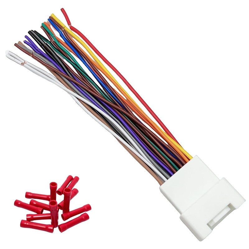 20 Pin Radio Wiring Harness Replacement for Toyota 2000-2006 4Runner