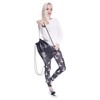 whatUneed Drawstring Bags for Men Women Leather Backpack Backpack Backpack
