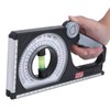 Universal Slope Angle Meter, Dual-Scale Rotary Pitch Finder with Level