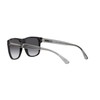 Emporio Armani Men's Ea4163 Sunglasses, Black/Gradient Grey, 56 mm
