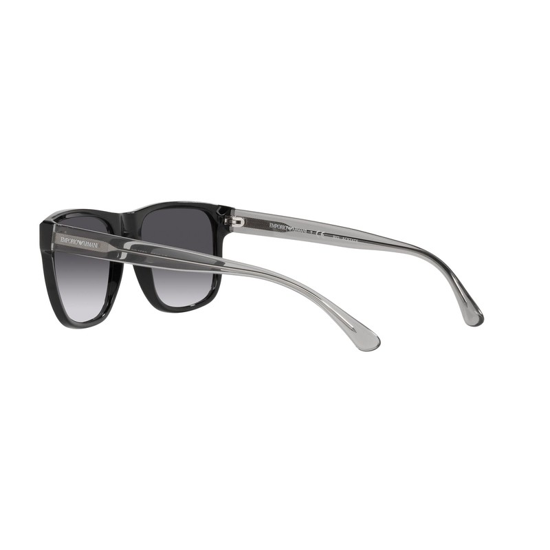 Emporio Armani Men's Ea4163 Sunglasses, Black/Gradient Grey, 56 mm