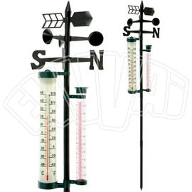 Weather Station H 150 cm Garden Thermometer – Wind Garden Furniture
