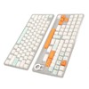 138 Keys Mechanical Keyboard Keycaps Heat Lifting Process Ergonomic PBT