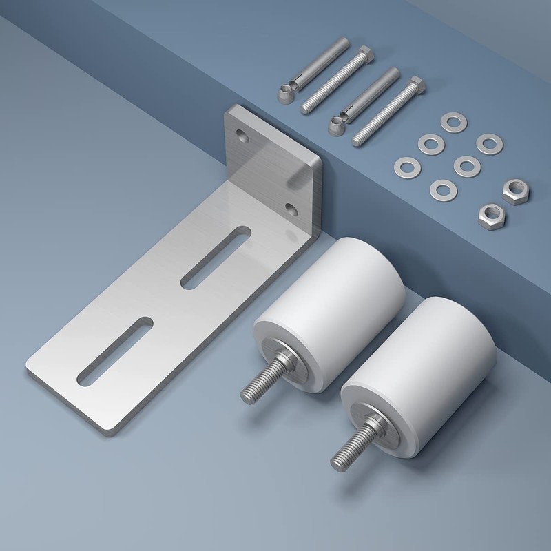 JUGREAT 2 Pack Stainless Steel Slide Gate Roller Guide 3"Sliding