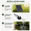 6W Solar Fountain & Pond Pump Kit, 9V Submersible Water