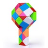 TANCH Fidget Magic Snake Cube Puzzles Twist Ruler Speed Cubes