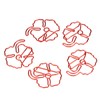 50Pcs Leaf Paper Clips 4 Leaf Clover Design Strong Metal