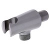 Stainless Steel Wall Connection Elbow with Shower Holder / Connection