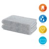 Lavea Bath Towels Set of 2, 60 x 120 cm,