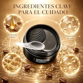 BSOON 120 Pares Parche Coreano de Hidrogel, Con Péptidos y Colágeno(negro)