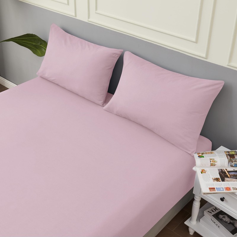 LINENOVA 100% Luxury Cotton King Pillowcases(Set of 2),Super Soft and