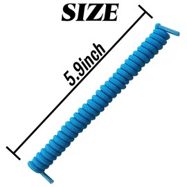 RONYOUNG 30PCS Curly No Tie Shoelaces Anti-fall Elastic Spring Shoe Laces No Tie Trainer Kids Shoe Laces Colours for Childs and Adults Suitable in Sports Flat Shoelace 15 Colors(15Pairs)