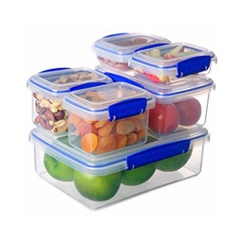 System Lot of 6 boîtes Alimentaires rectangulaires to Clips