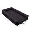 Burley Design Pet Bed, XL, Slate Gray top, Black Sides