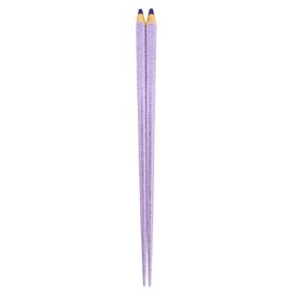 aoba Chopsticks Dishwasher Safe, Natural Wood Color Pencil Pretty Purple 22.5 cm