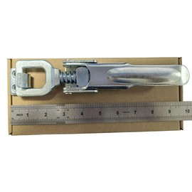 Heavy Duty Toggle Latch Clamp 9.8Inch Toggle Latch for Door Shed Gate,Tailgate Trailer Garage, Utility Trailer Gate, Container, Fence(2 Pcs)