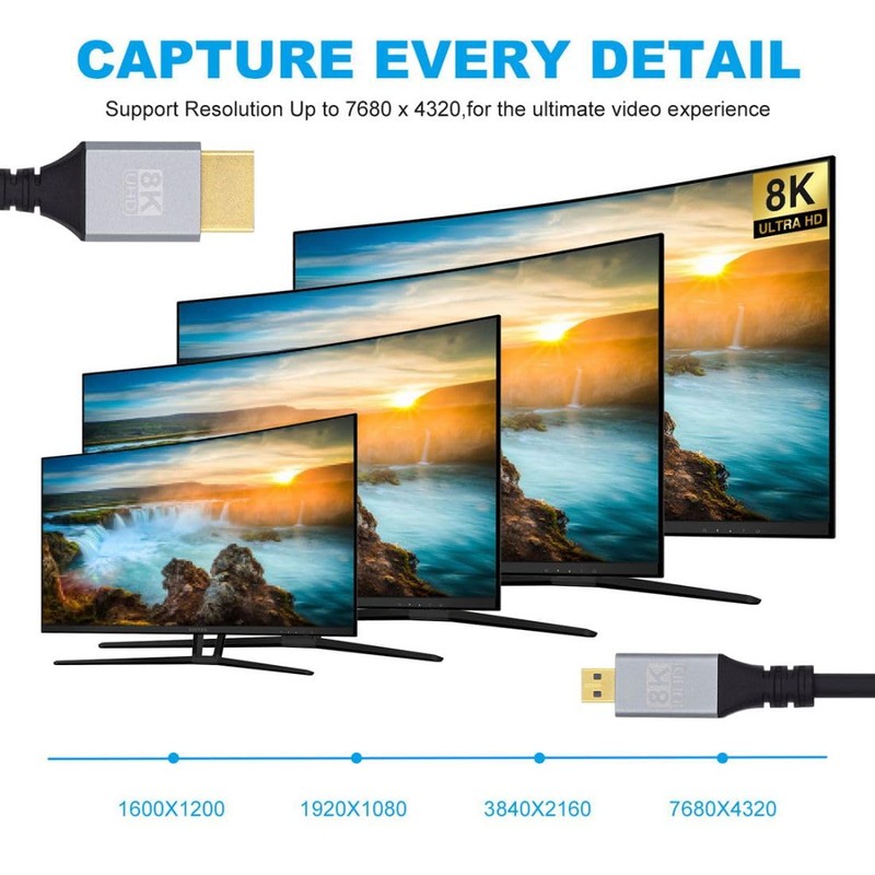 chenyang HDMI 2.1 Cable HDMI to Micro HDMI 8K 4K