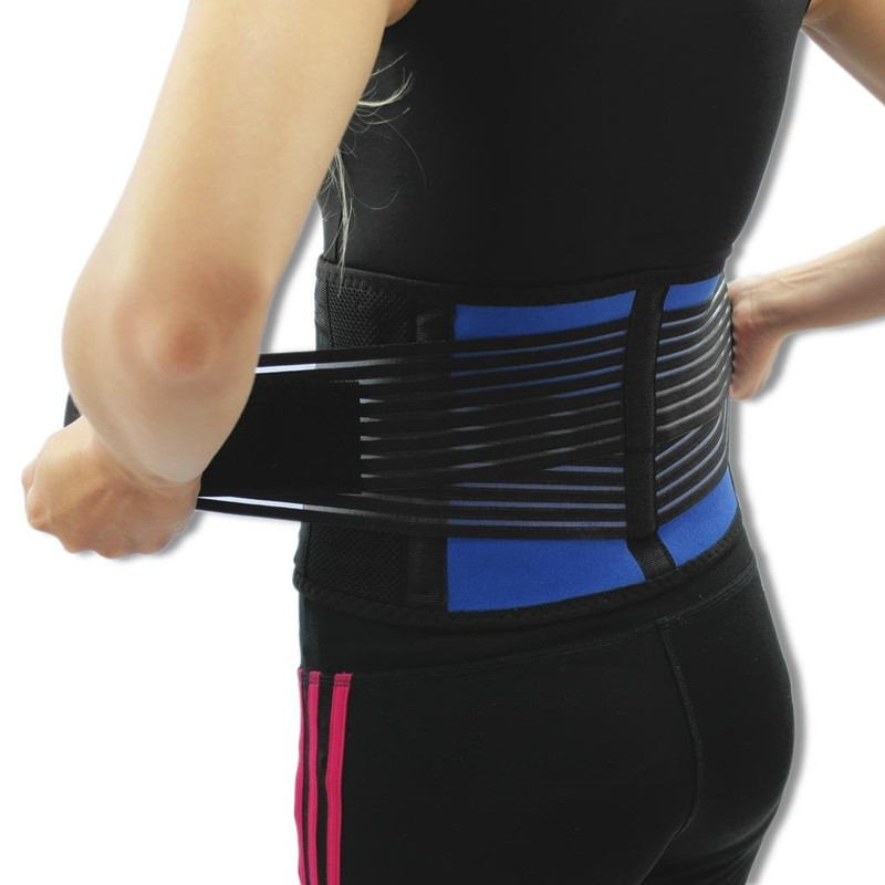 NeoPhysio Breathable Neoprene Lower Back Support Belt - L =