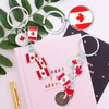 4 Pcs Canada Keychain, Flag Keychain Key Rings Key Chain,