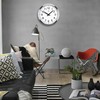 HITO 16" Silent Wall Clock Battery Operated Non Ticking Sweep