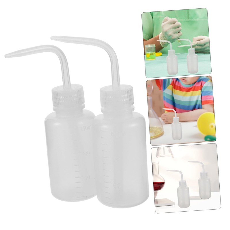 CIYODO 2pcs Plastic Squirt Bottle Eyelash Extensions Lab Tattoo Bottles