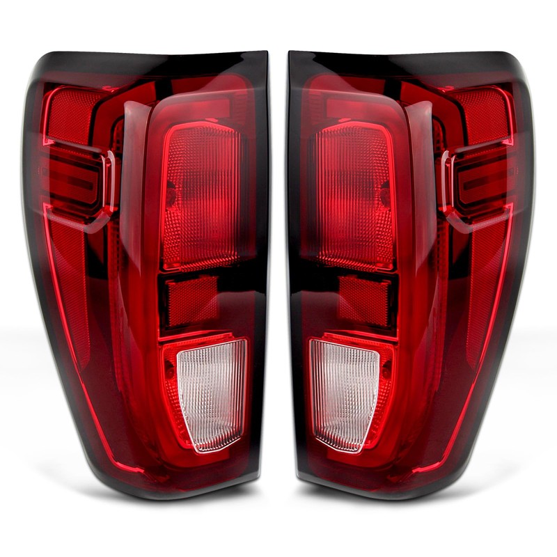 KNSPEC Halogen Tail Light Assembly Compatible with 2019-2025 Sierra 1500/2500