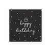 partydeco.pl serviettes, Happy Birthday, 33 x 33 cm, 1 pack