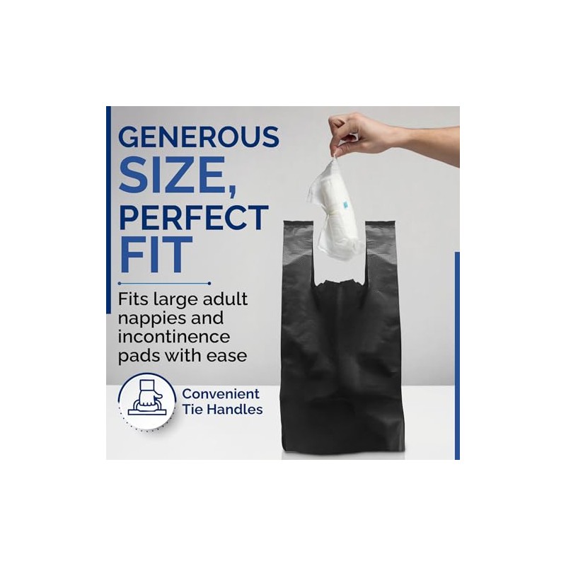 300 Adult Nappy Bags | Extra Strong & Leak-Proof |