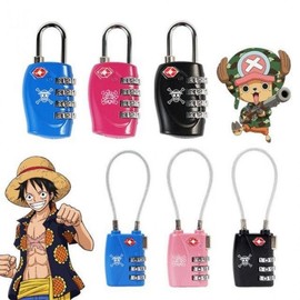 TSA Approved Combination Lock for School Lockers, Gym, Travel Luggage, and Bicycles - Shackle & Wire Options Travel 4-Dial Hot Pink