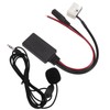 12 Pin AUX Adapter Hands Free Microphone Kit Wireless Bluetooth