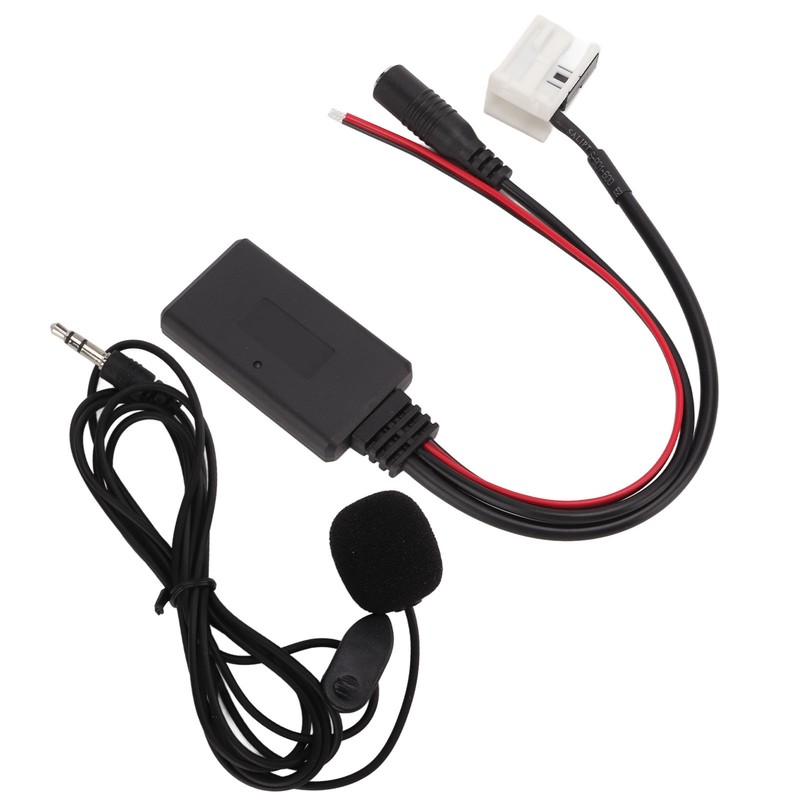 12 Pin AUX Adapter Hands Free Microphone Kit Wireless Bluetooth