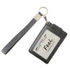 [Feel] Commuter Pass Case with Strap, Compatible with 3 Cards,