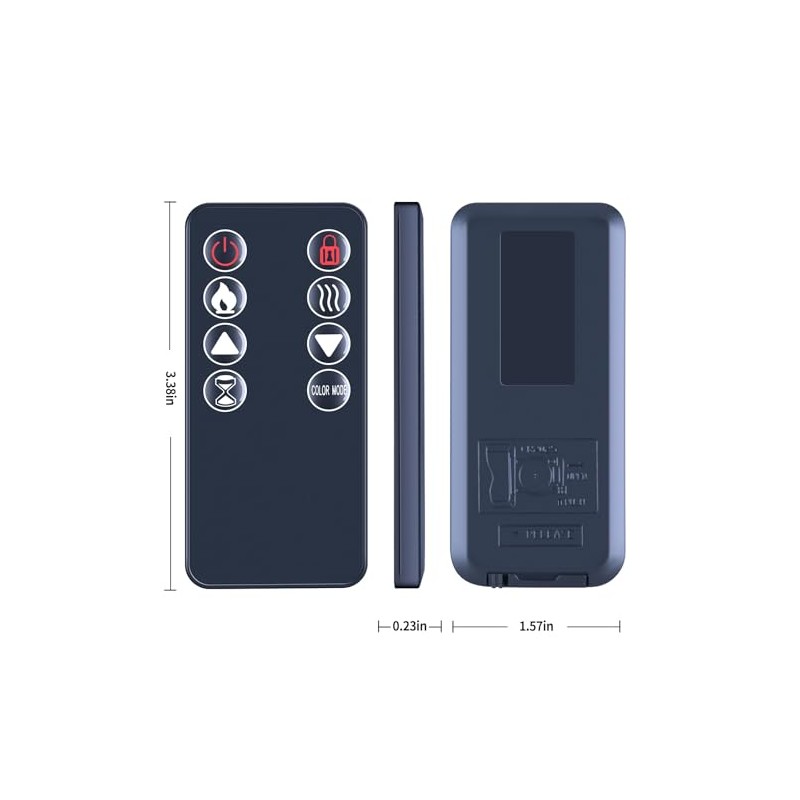 PZL New Replacement Remote Control for for Beyond Breeze EF-2036FU