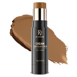 FV Cream Contour Stick, Blendable Formula, Long Lasting & Waterproof, Bronzer Stick for a Naturally Sculpted Look, Highly Pigmented Face Shaping, 04 Light Amber