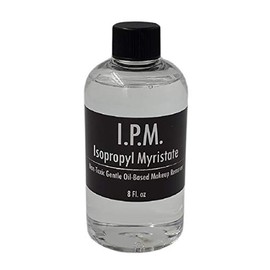 IPM Isopropyl Myristate 8 Oz - Professional Makeup and Adhesive Remover - Removes Pros-aide and PAX Paint - Makeup Thinner and Airbrush Makeup Thinner