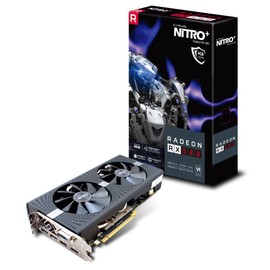 Sapphire Nitro + Radeon RX 580 4GB GDDR5 Graphics Card (Renewed)