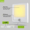 MAZ-TEK Plug in Motion Sensor Lights with Adjustable Brightness,Warm White