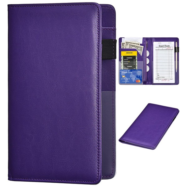 Server Books for Waitress - Leather Waiter Book Server Wallet