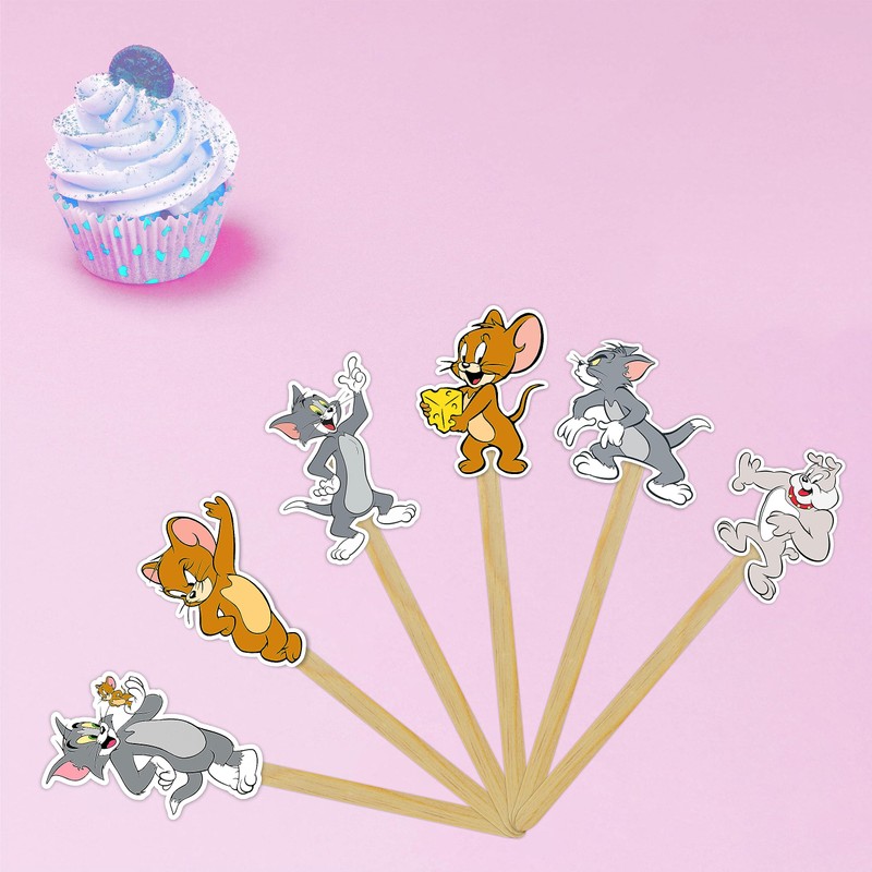 Seyal® Tom & Jery - Decoración para magdalenas