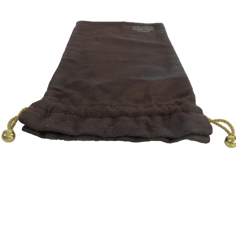 Pacific Silvercloth Vintage Pacific Silver Cloth Anti-Tarnish Drawstring Bag, 10.5"